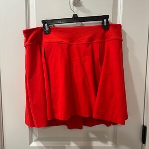 Nike Red Dri-FIT Athletic Skort